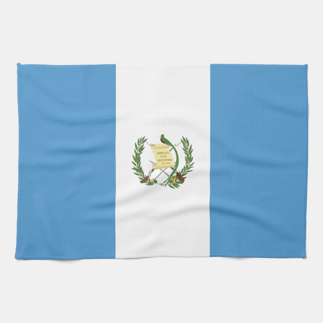 Paño De Cocina Bandera de Guatemala (Horizontal)