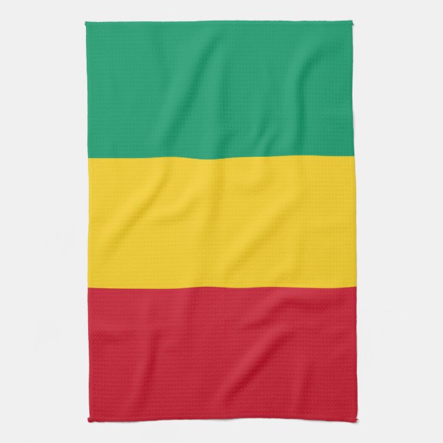 Paño De Cocina Bandera de Guinea (Vertical)