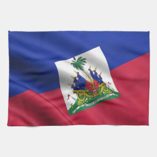 PAÑO DE COCINA BANDERA DE HAITÍ