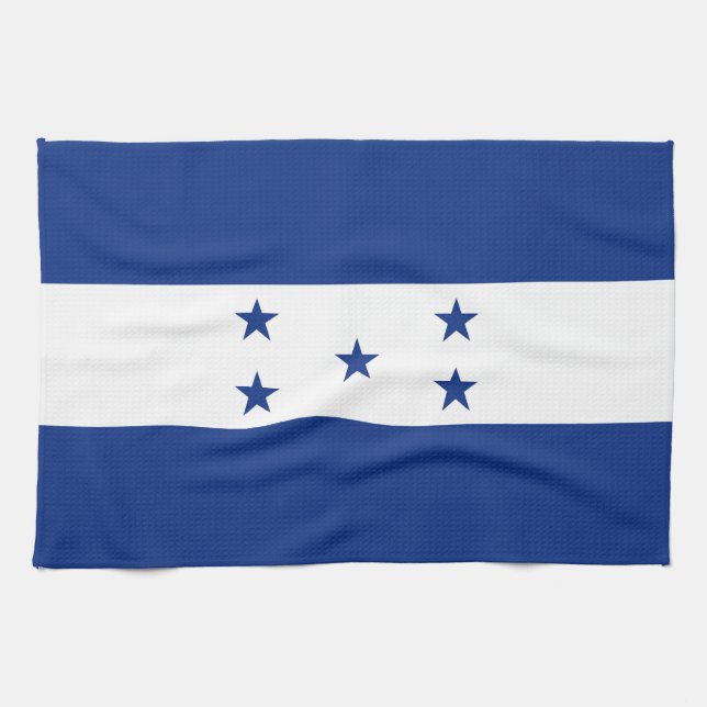 Paño De Cocina Bandera de Honduras (Horizontal)