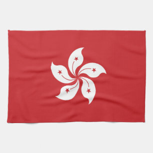 Paño De Cocina Bandera de Hong Kong