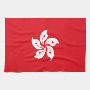 Paño De Cocina Bandera de Hong Kong