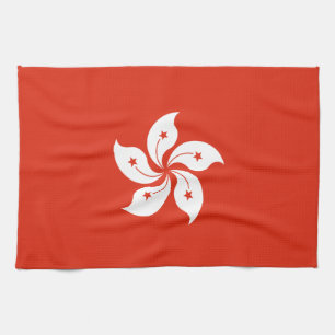 Paño De Cocina Bandera de Hong Kong