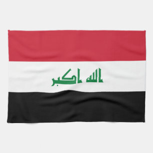 Paño De Cocina Bandera de Iraq