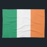 Paño De Cocina Bandera de Irlanda<br><div class="desc">Bandera patriótica de Irlanda.</div>