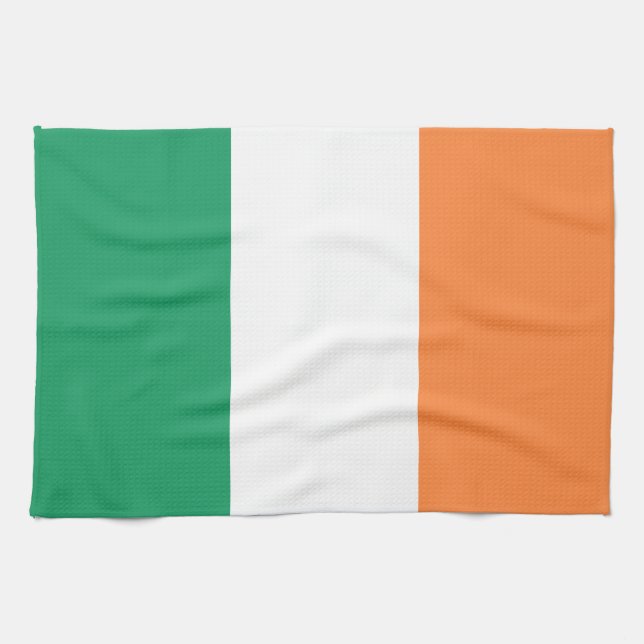 Paño De Cocina Bandera de Irlanda (Horizontal)