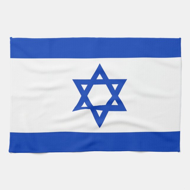Paño De Cocina Bandera de Israel (Horizontal)