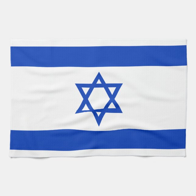 Paño De Cocina Bandera de Israel (Horizontal)