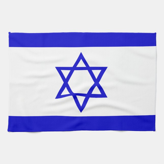 Paño De Cocina Bandera de Israel (Horizontal)