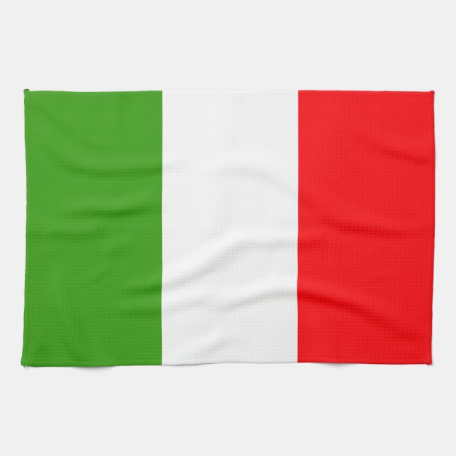 Paño De Cocina Bandera de Italia (Horizontal)