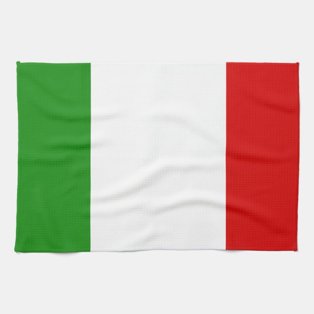 Paño De Cocina Bandera de Italia (Horizontal)