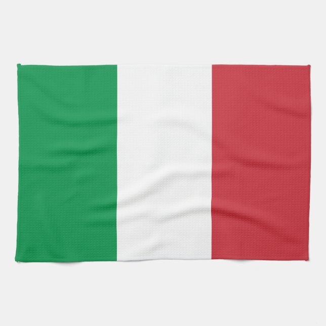 Paño De Cocina Bandera de Italia (Horizontal)