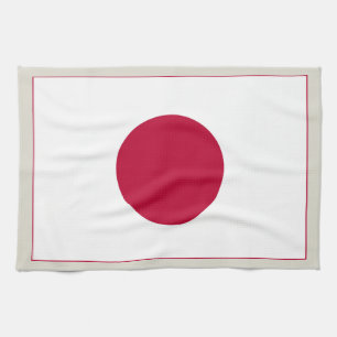 Paño De Cocina Bandera de Japón: Hinomaru, Nisshōki, Sol Naciente