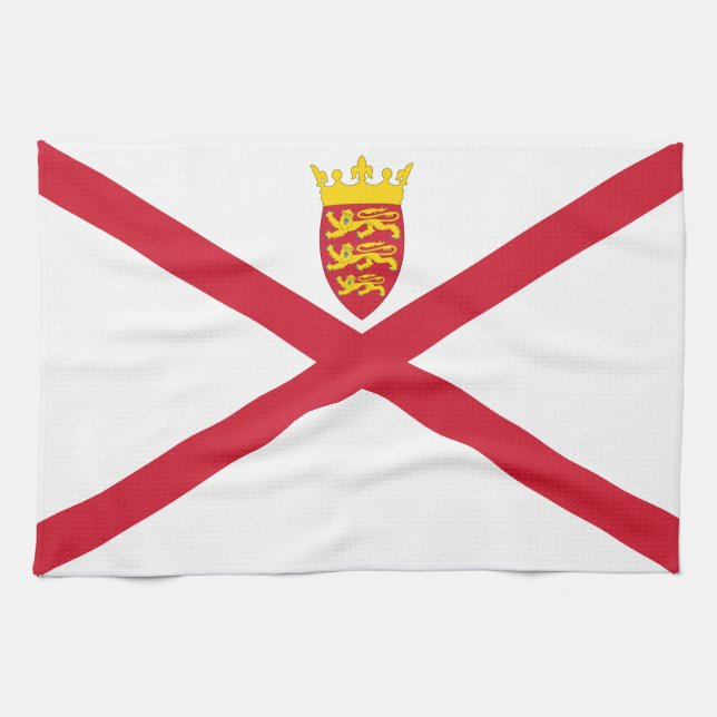 Paño De Cocina Bandera de Jersey (Horizontal)