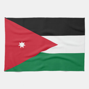 Paño De Cocina Bandera de Jordania