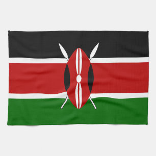 Paño De Cocina Bandera de Kenia Bendera ya Kenia
