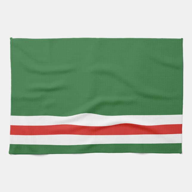 Paño De Cocina Bandera de la República Chechena de Ichkeria (Horizontal)