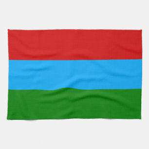 Paño De Cocina Bandera de la República de Karelia