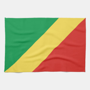 Paño De Cocina Bandera de la República del Congo