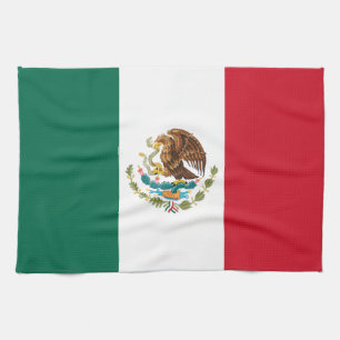 Paño De Cocina Bandera de la República Mexicana