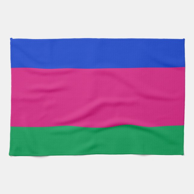 Paño De Cocina Bandera de la República Popular de Kuban (Horizontal)
