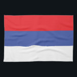 Paño De Cocina Bandera de la República Srpska<br><div class="desc">Bandera patriótica de la República Srpska.</div>