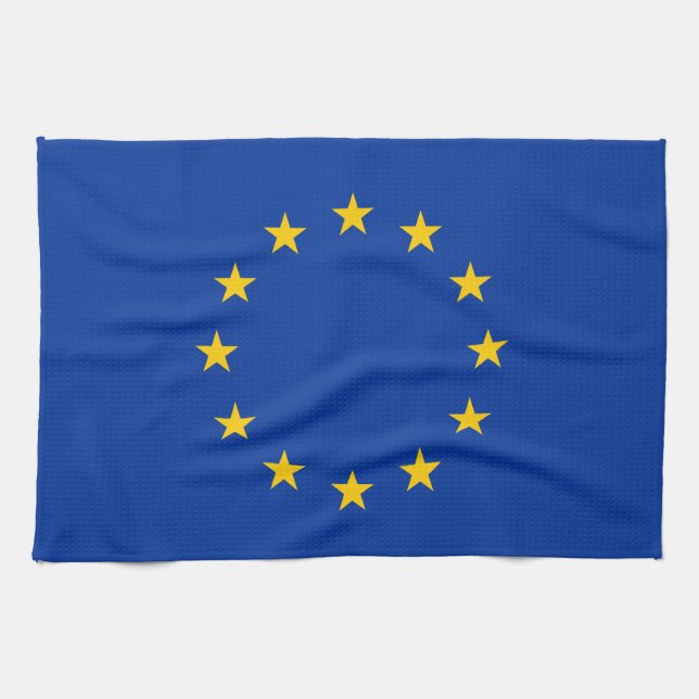 Paño De Cocina Bandera de la Unión Europea (Horizontal)