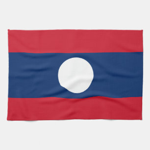 Paño De Cocina Bandera de Laos