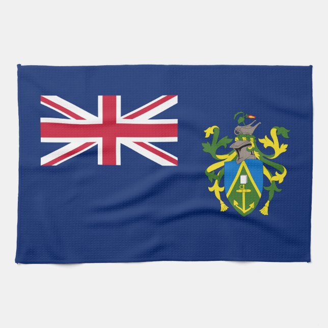Paño De Cocina Bandera de las Islas Pitcairn (Horizontal)