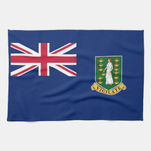 Paño De Cocina Bandera de las Islas Vírgenes Británicas