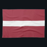 Paño De Cocina Bandera de Letonia<br><div class="desc">Bandera patriótica de Letonia.</div>
