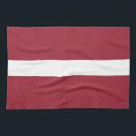 Paño De Cocina Bandera de Letonia<br><div class="desc">Bandera patriótica de Letonia.</div>