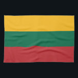 Paño De Cocina Bandera de Lituania<br><div class="desc">Bandera patriótica de Lituania.</div>