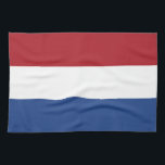 Paño De Cocina Bandera de los Países Bajos<br><div class="desc">Bandera patriótica de los Países Bajos.</div>