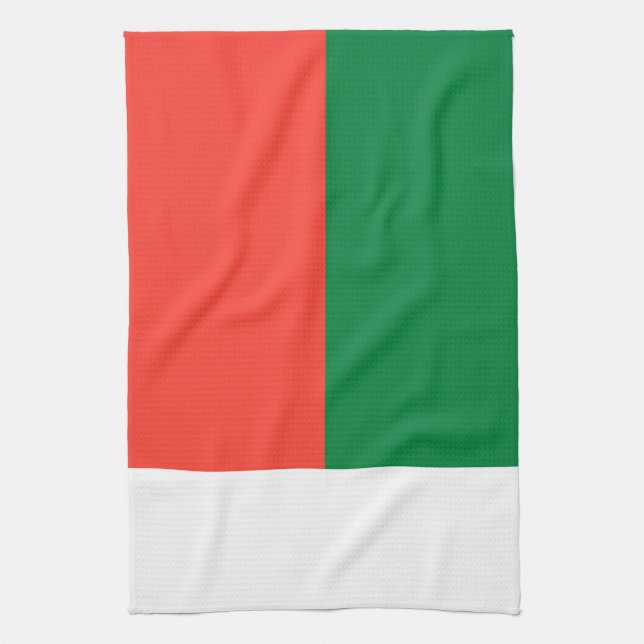 Paño De Cocina Bandera de Madagascar (Vertical)