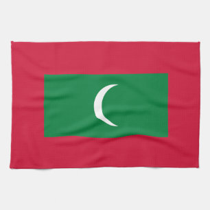 Paño De Cocina Bandera de Maldivas