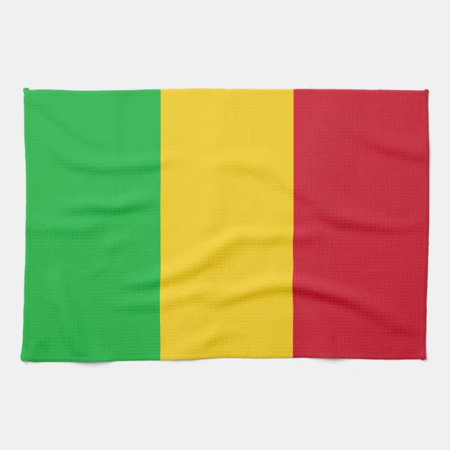 Paño De Cocina Bandera de Mali (Horizontal)