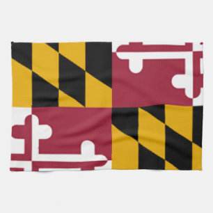 Paño De Cocina Bandera de Maryland