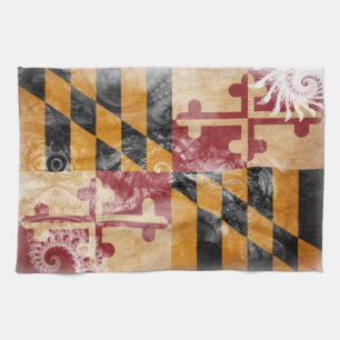 Paño De Cocina Bandera de Maryland