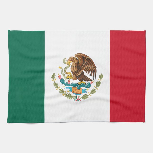 Paño De Cocina Bandera de México (Horizontal)