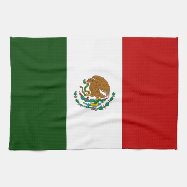 Paño De Cocina Bandera de México (Horizontal)