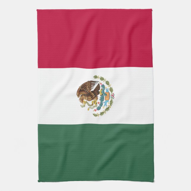 Paño De Cocina Bandera de México (Vertical)