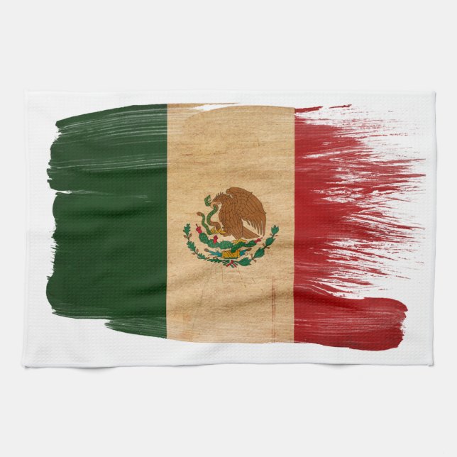 Paño De Cocina Bandera de México (Horizontal)