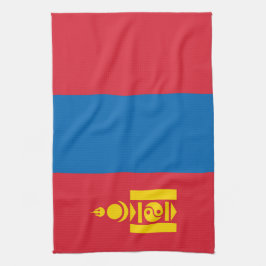 Paño De Cocina Bandera de Mongolia