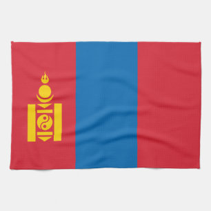 Paño De Cocina Bandera de Mongolia