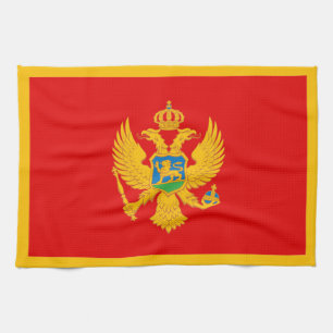 Paño De Cocina Bandera de Montenegro