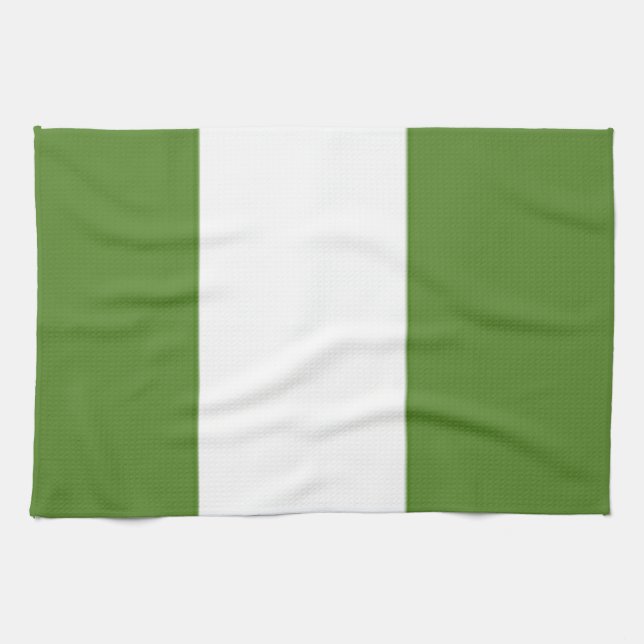 Paño De Cocina Bandera de Nigeria (Horizontal)