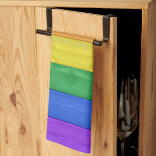 Paño De Cocina Bandera de orgullo gay inclusiva de SlipperyJoe's