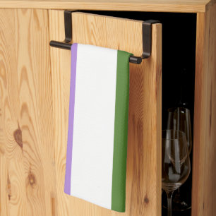 Paño De Cocina Bandera de orgullo genderqueer de SlipperyJoe lava