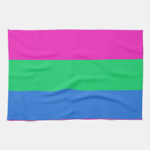 Paño De Cocina Bandera de Orgullo Polisexual